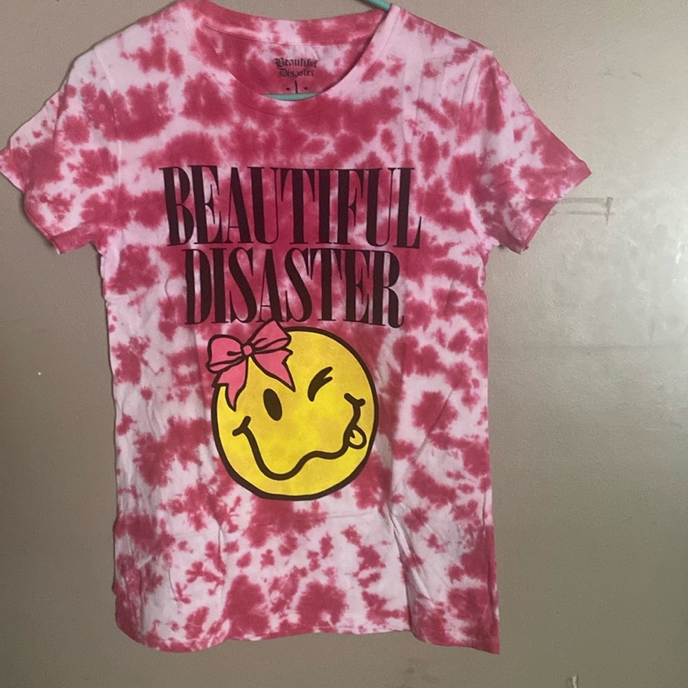 Beautiful Disaster bliss tie dye tee